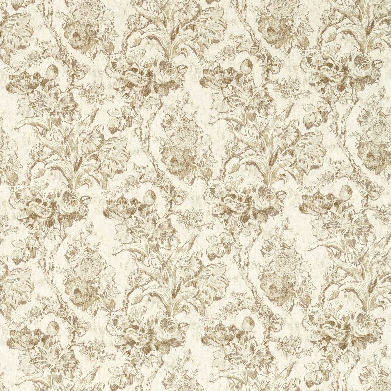 Fringed Tulip Toile Fabric