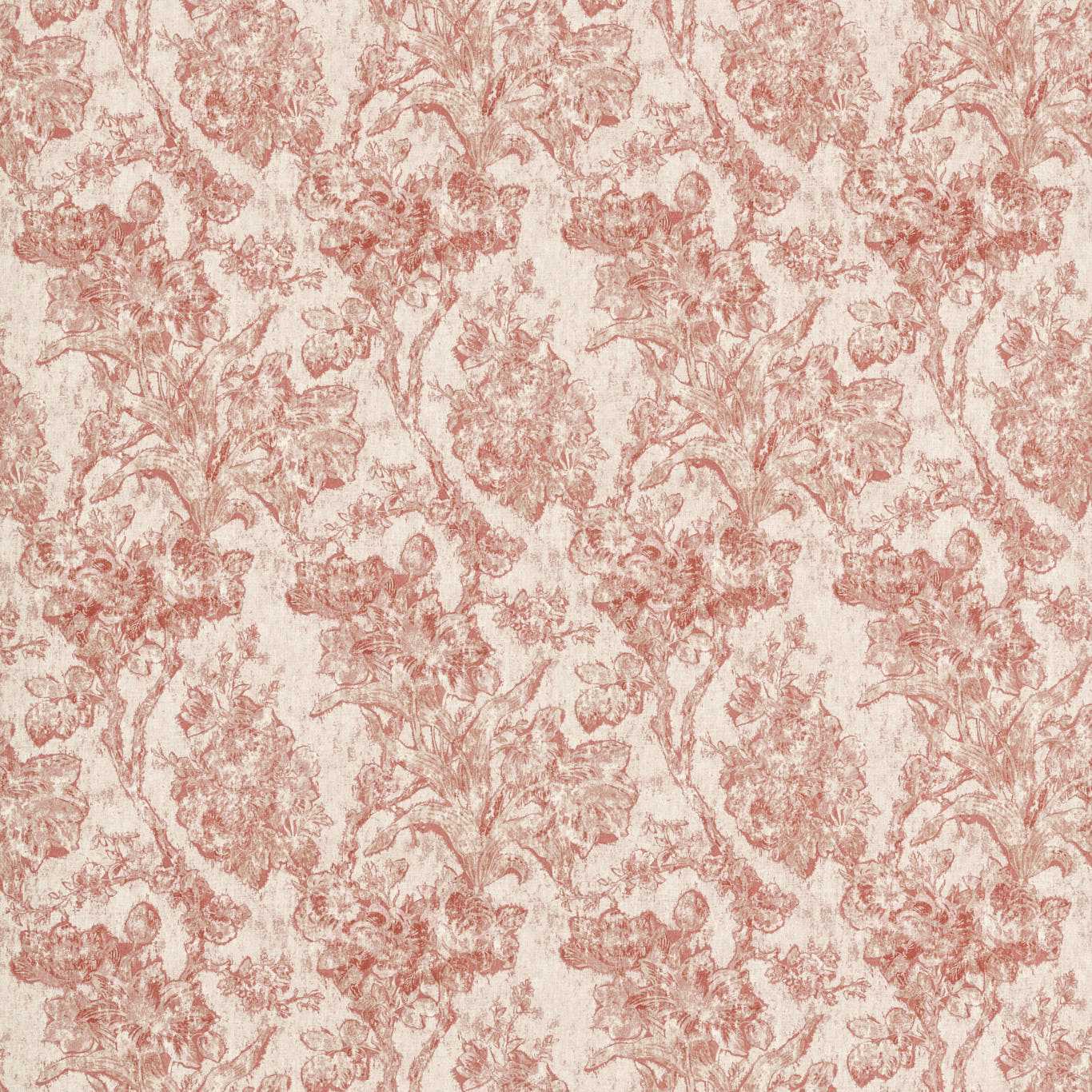 Fringed Tulip Toile Fabric