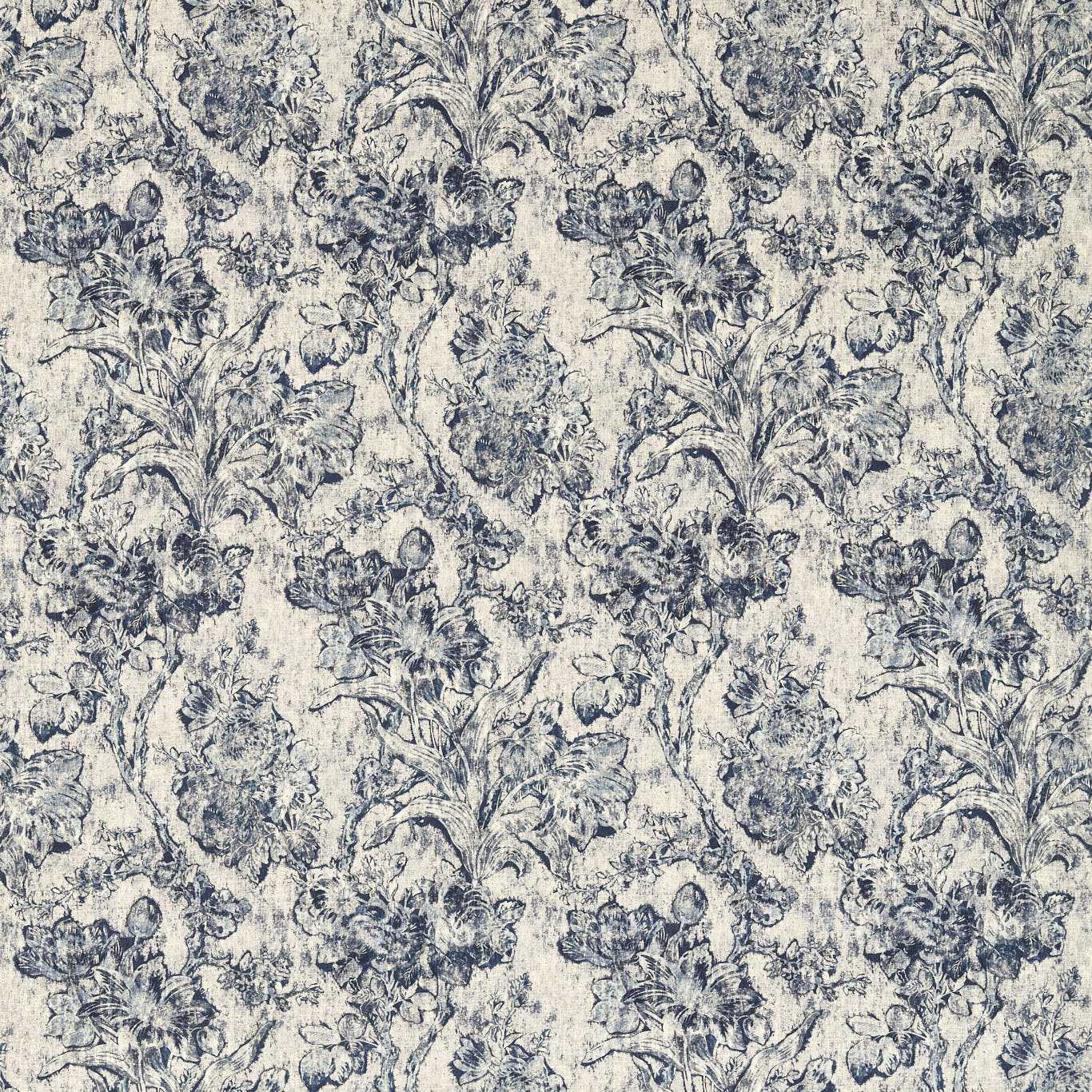 Fringed Tulip Toile Fabric