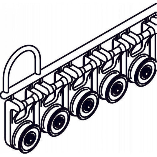 3922 - Roller glider on strips - (1000pcs)