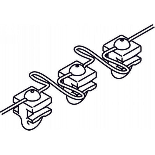 6345 - Wave glider cord 60mm pitch/17 gliders