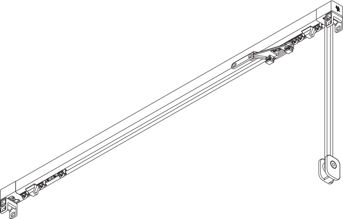 SG 3870 - Cord Operated Curtain Track