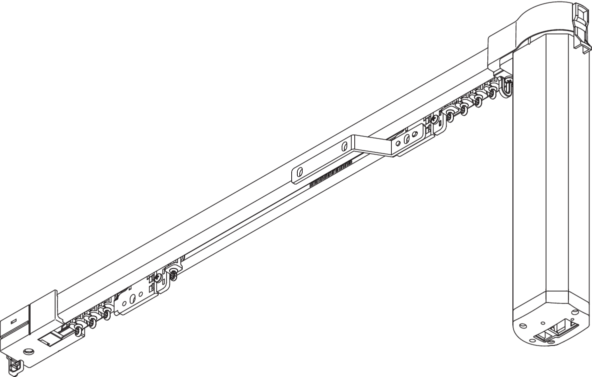 SG 5100 Autoglide - Electrically Operated Curtain Track -