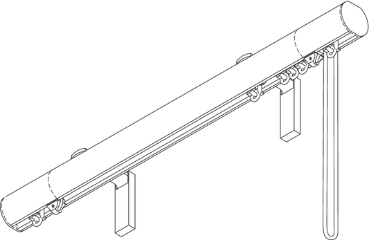 SG 7630M Metropole 30mm - Cord Operated - Metropole Curtain Pole System