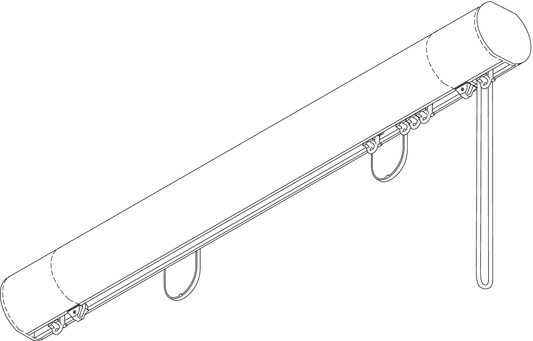 SG 7640M Metropole 50mm - Cord Operated - Metropole Curtain Pole System
