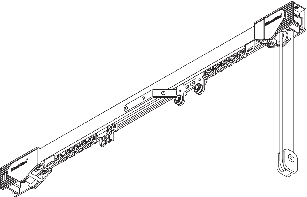 Cord Operated Curtain Track - SG 3900